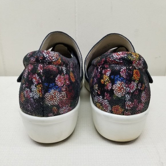 Alegria TRAQ QIN 689 Floral Loafers 40 9.5 10 Slip On Comfort Shoes Coquette - Picture 9 of 10